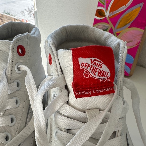Vans - Hedley & Bennett White High-Tops - Picture 2 of 4